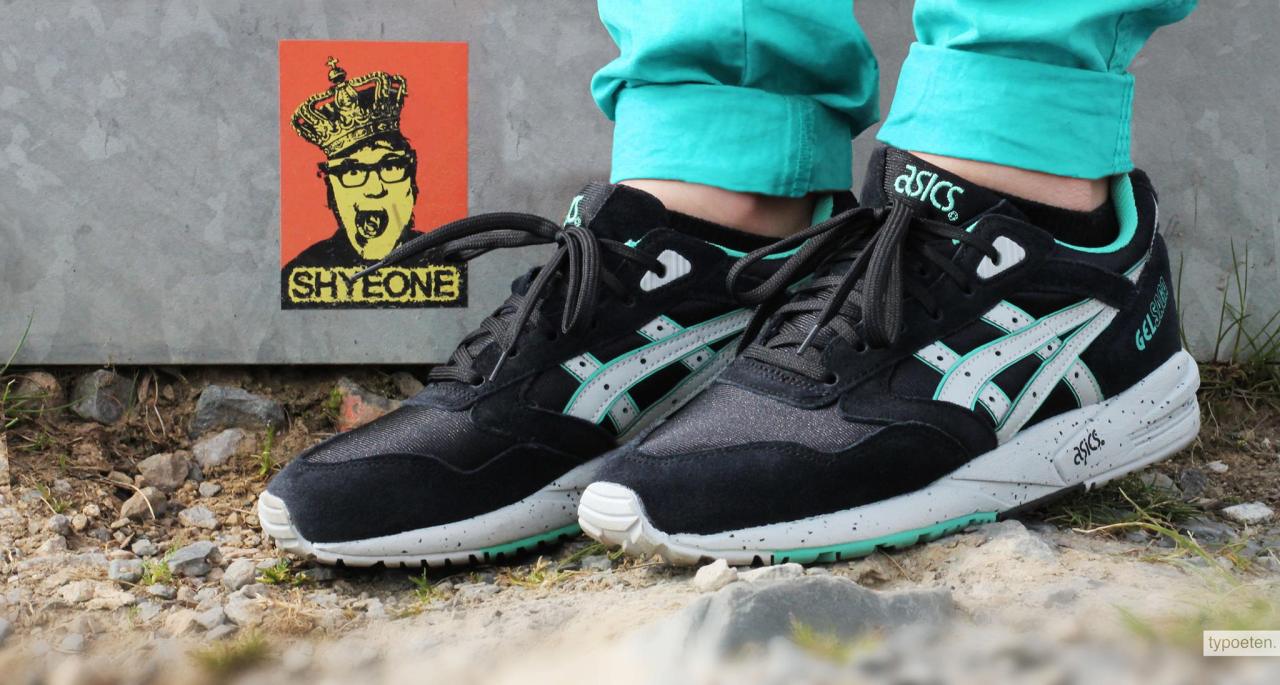 asics gel saga mint