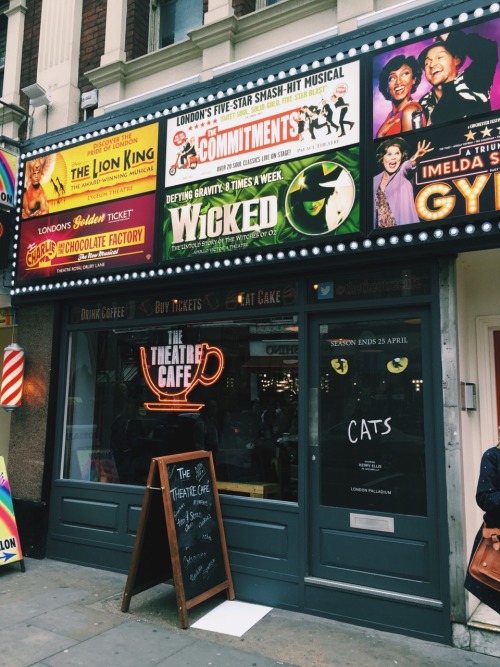 theatricallyfeminist:went to the theatre cafe in london the...