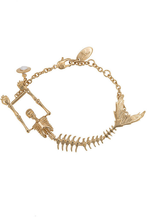 heavenhillgirl:Vivienne Westwood Ariel Skeleton bracelet