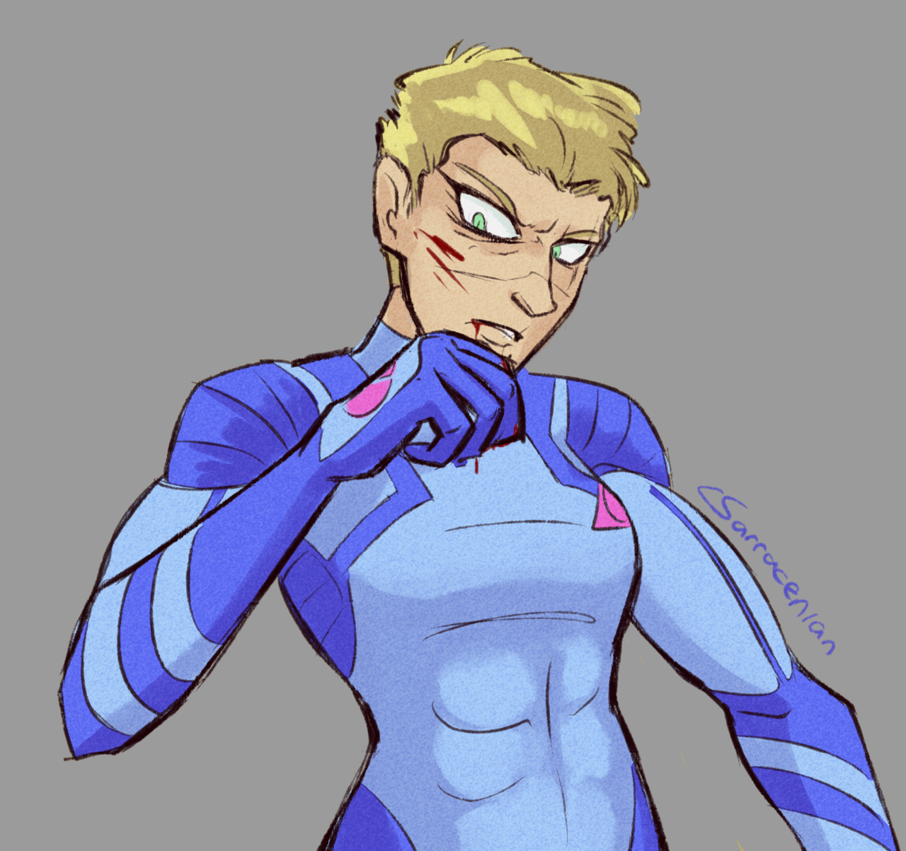 Sarracenian S Illustration Blog A Short Haired Samus I Drew For