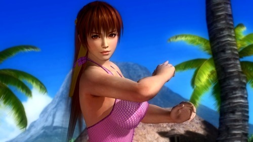 Kasumi wearing fishnet (as requested)