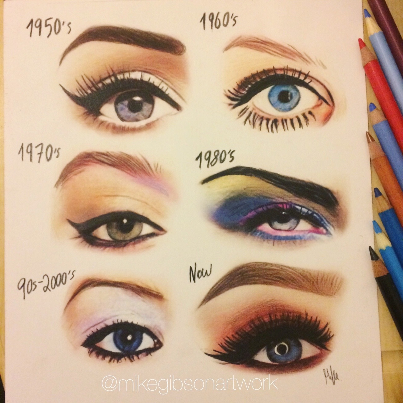 Untitled — Evolution of eye makeup