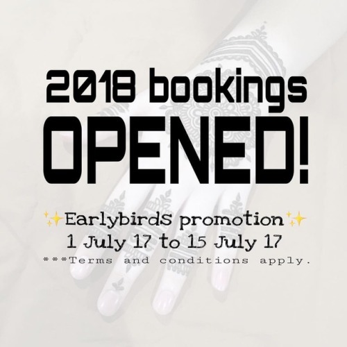 Good morning! Last day earlybirds promotion: 10%&hellip; | HAZIRAHROSLI