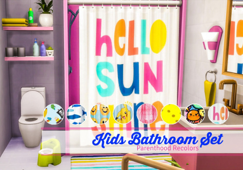 mellocakes:Kids Bathroom SetWell it’s not really a bathroom...