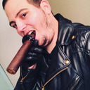 cigarstuds:   Leather Cigar Pig       