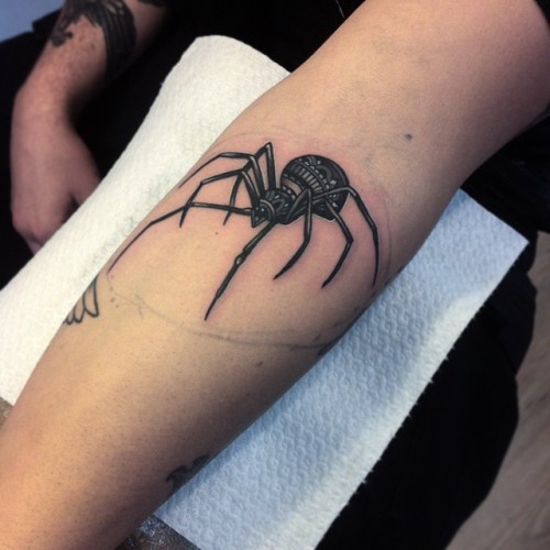 spider tattoo on Tumblr