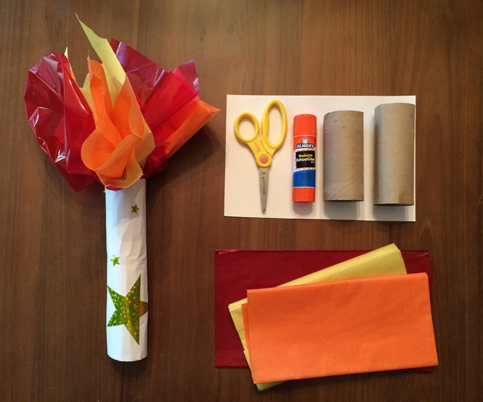 well played — DIY Olympic Torch What you’ll need: construction...