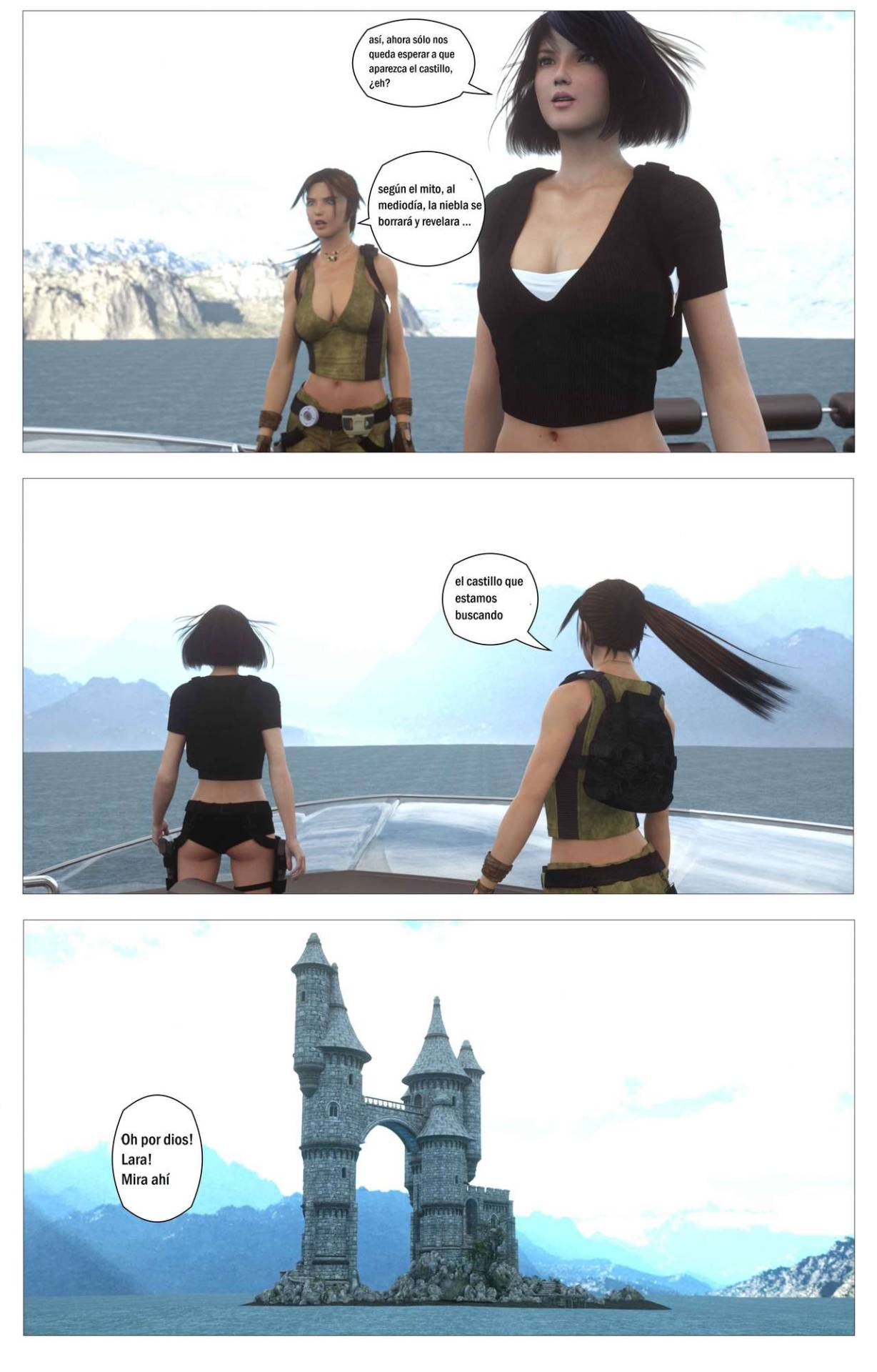 Tomb Raider y la maldición de caritagua (Lara Croft Hentia)