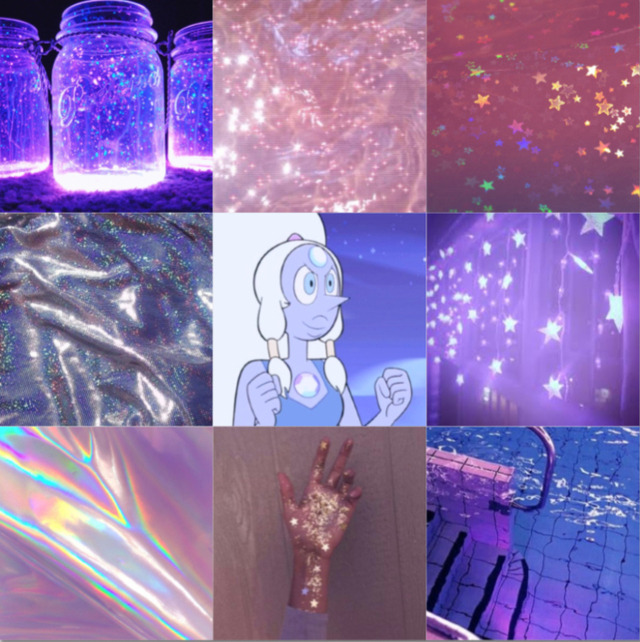 an aesthetic for an opal from steven universe with... - closed