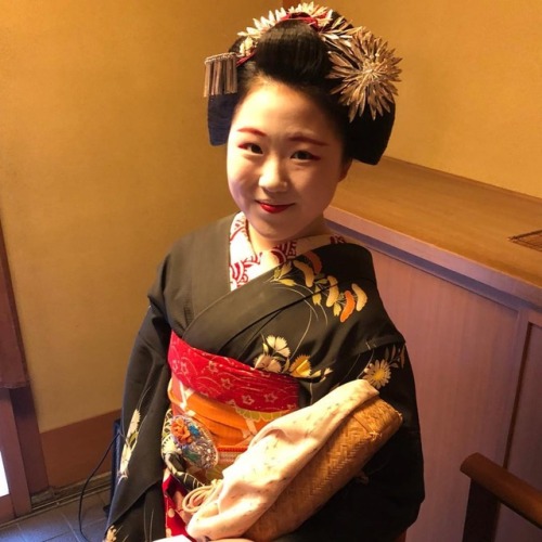 umeno-okiya:Maiko Umetae in August 2018(SOURCE)