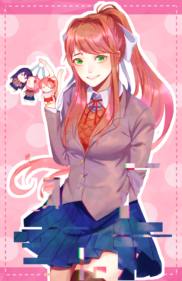 Main Character!, alilz: Just Monika :) Did glitch effects for the...