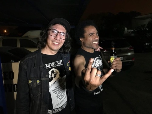 Last night with the black devil #hirax #trashmetal #leyend...