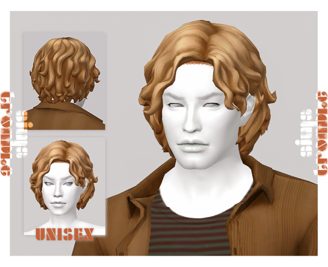 simstrouble: SIMSTROUBLE RUSH | HAIR FOR MALE &... : EnglishSimmer CC