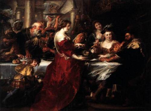 artist-rubens:The Feast of Herod, Peter Paul RubensMedium:...