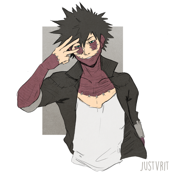 Made a Dabi sketch to celebrate season 3 which I... - Just Vrit