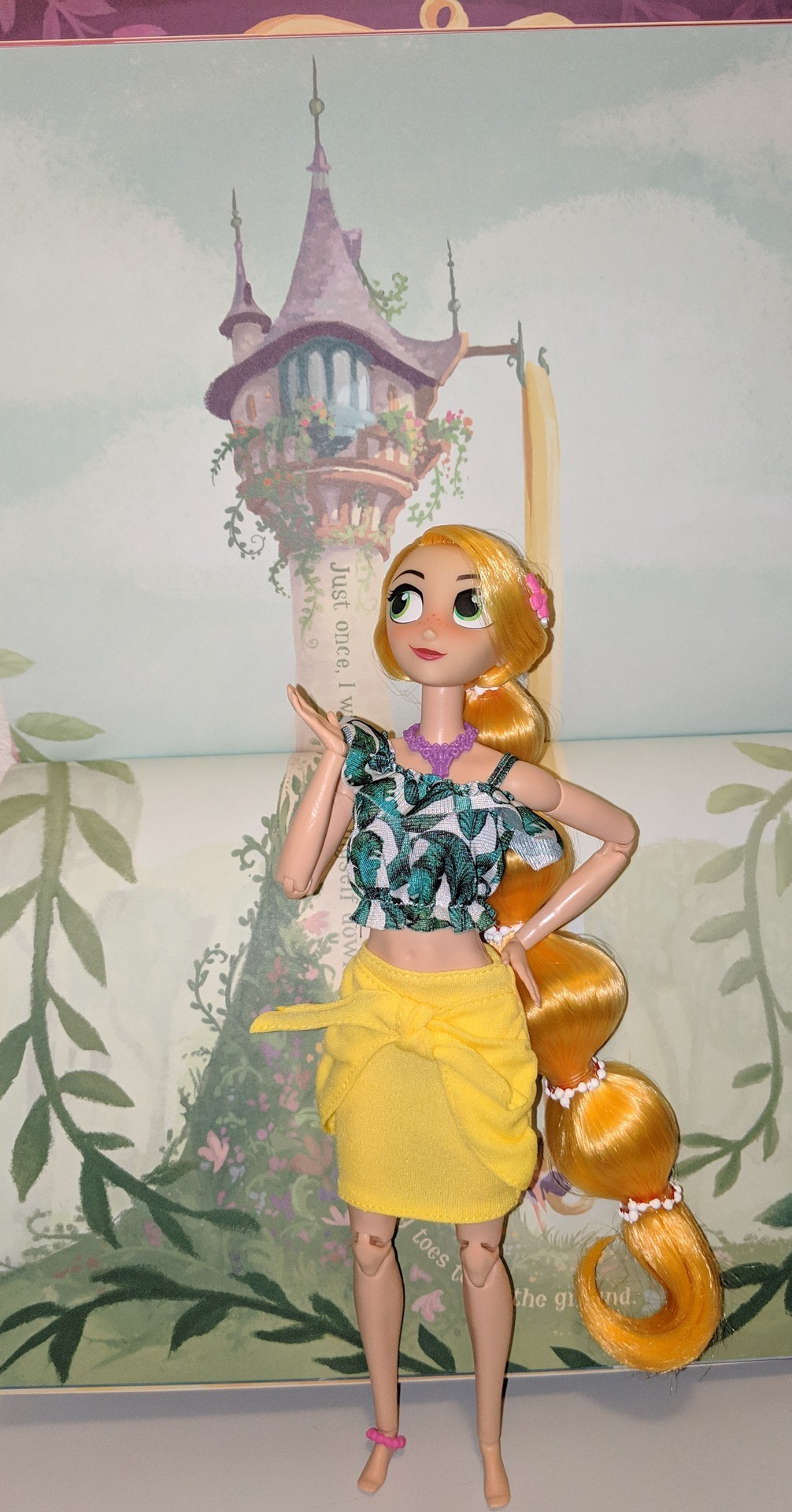 rapunzel made to move doll