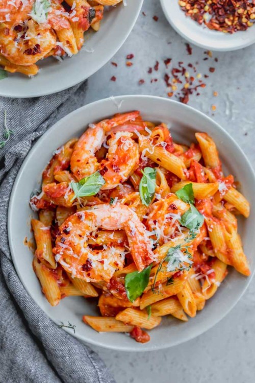 arrabiata-pasta-with-shrimp