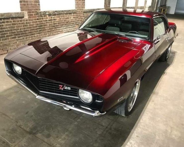 Classic Cars And Women — 1969 Camaro Z28