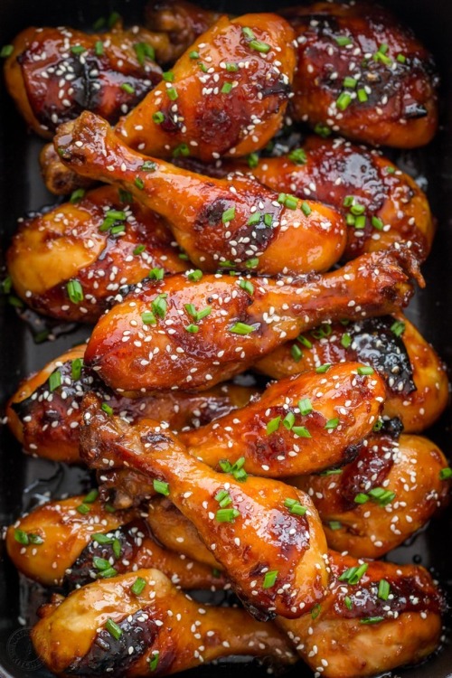 foodffs:Baked Honey Glazed Chicken RecipeFollow for...