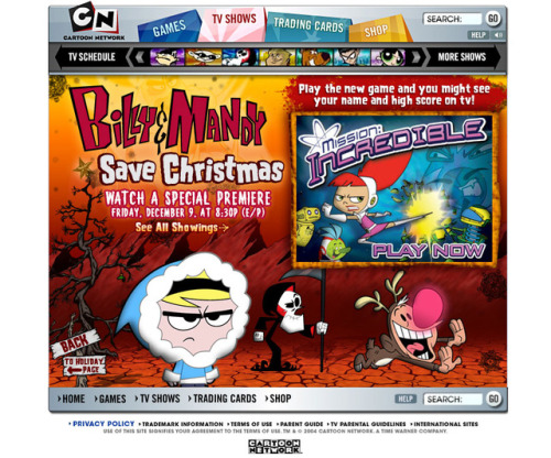 millenniumbarbie:Old Cartoonnetwork.com