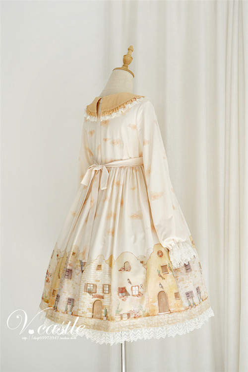 my-lolita-dress:LolitaUpdate: Sweet Town Prints Long Sleeves...