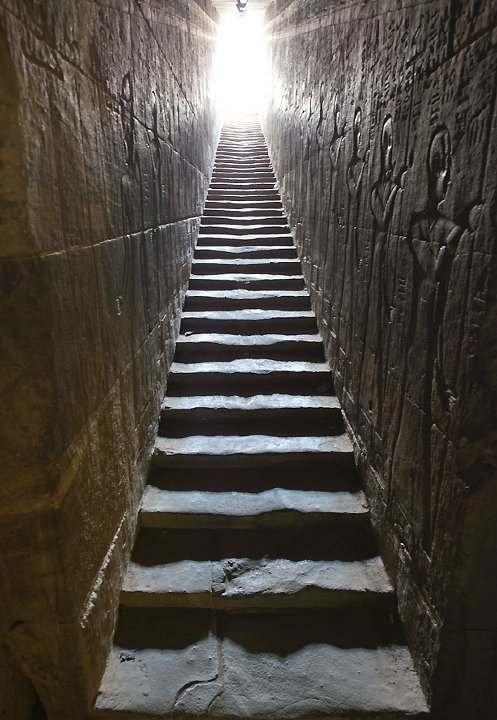 grandegyptianmuseum:Stairway at the Temple of Horus at...