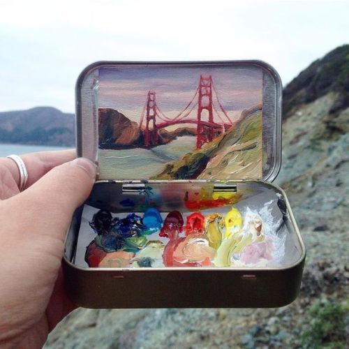 culturenlifestyle:Stunning Miniature Landscape Paintings on...