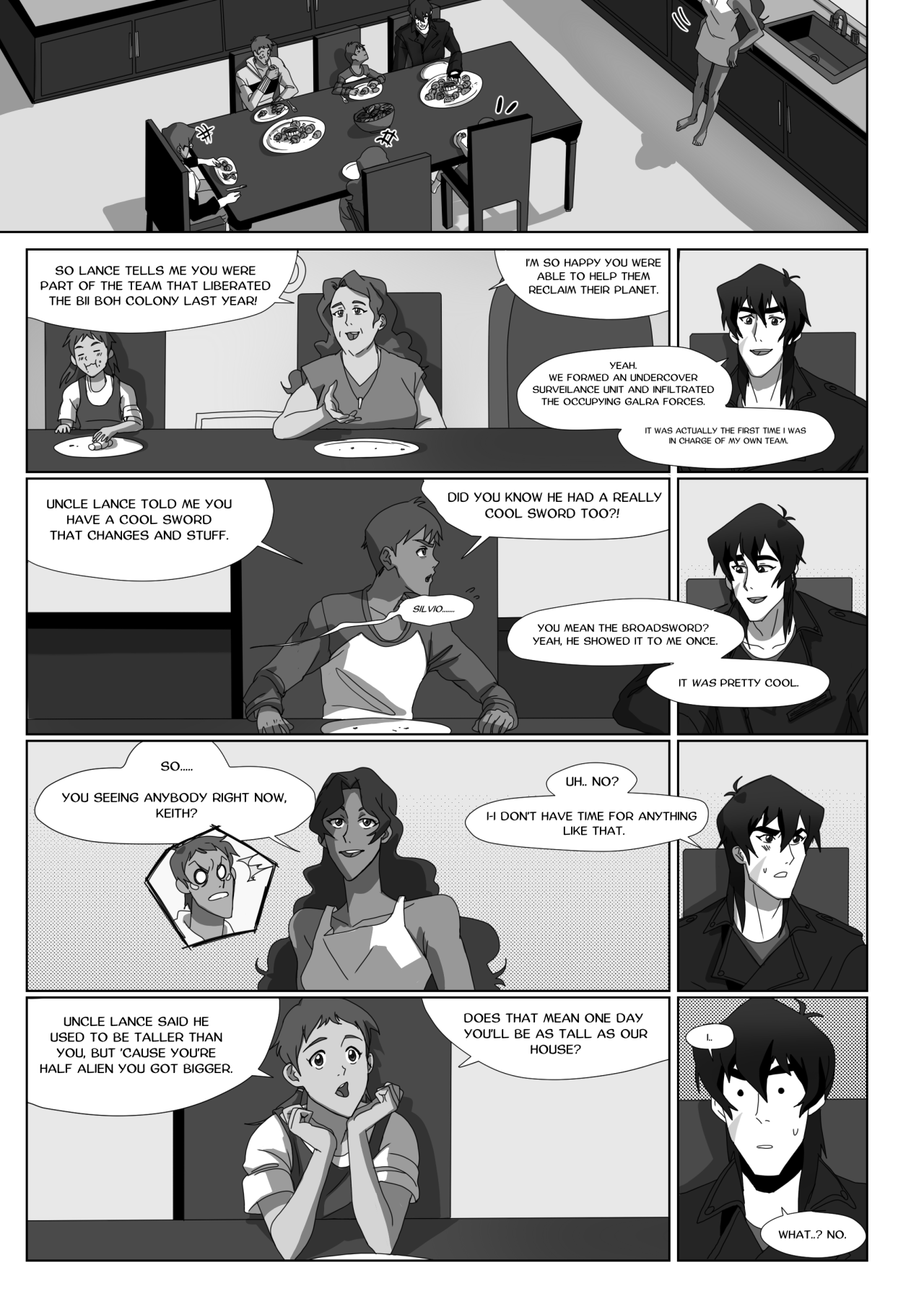 Previous. klance comic SRPA page 16! lances family grills keith and rachel ...