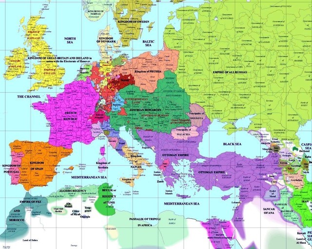 Europe 1800. - Maps on the Web