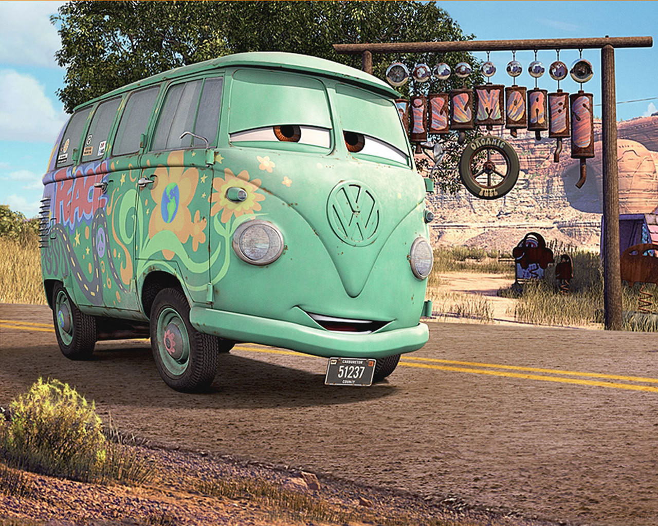 pixar cars fillmore