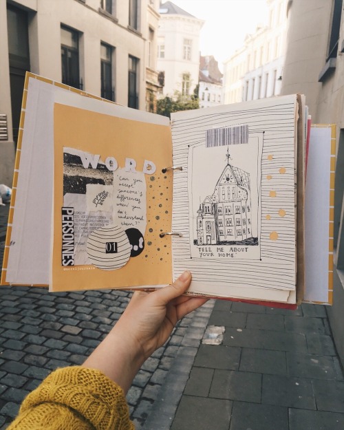 thegreatwisdom:art journal sessions in brussels ⭐️