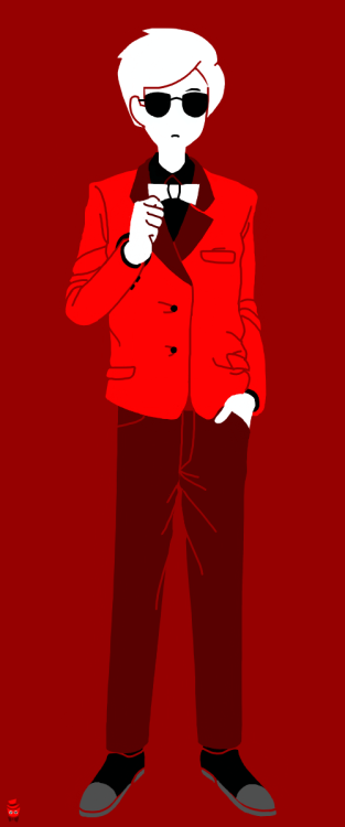 symbol c++ alpha Suit Strider tux Red red tumblr Dave