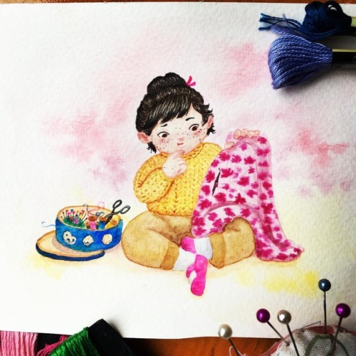 latadegalletas sewing watercolor repair coser acuarela cookietin costurerodelaabuela cookietinsewingkit reparar kids niños