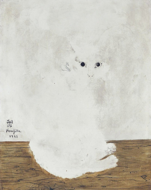 nevver:Le chat blanc, Léonard Tsuguharu Foujita