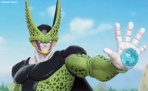 thechaosdragoness:cyberclays:Perfect Cell flat colors-...