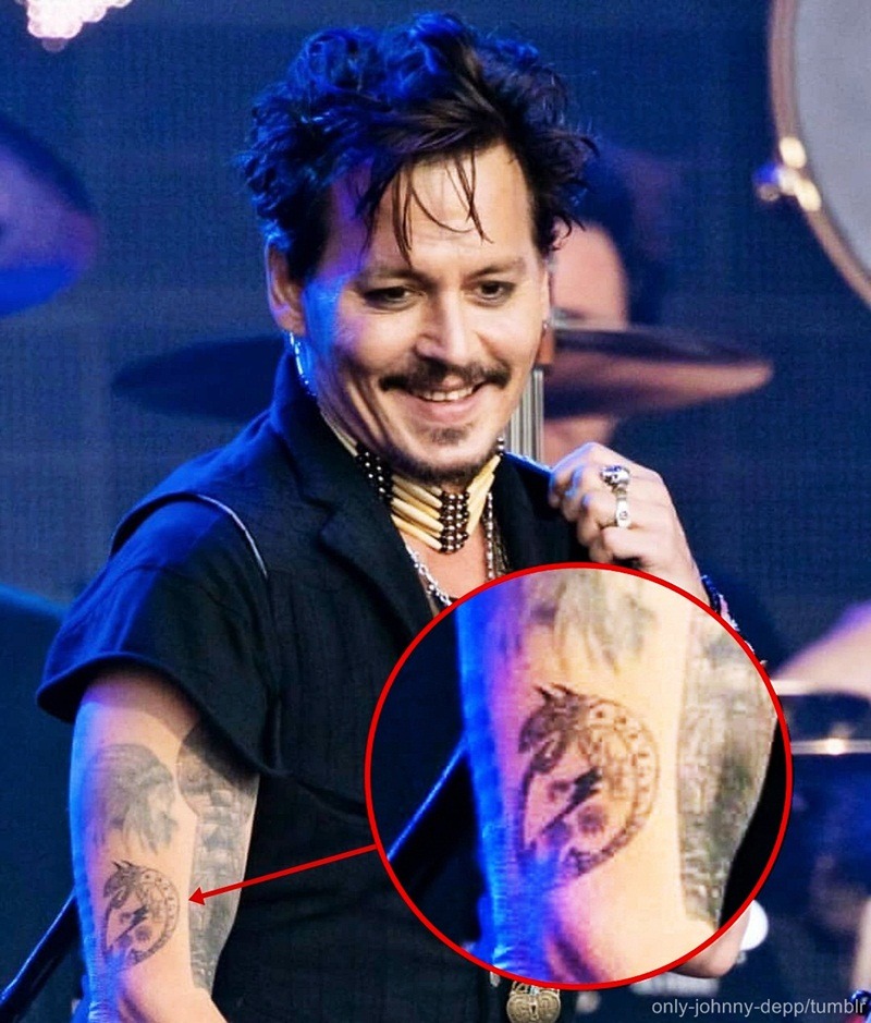 Johnny Depp New Tattoo