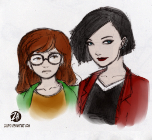 Daria and Jane by ZairyoBecause after Life is Strange Dark Room,...