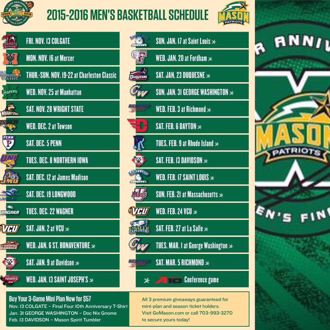 George Mason University's Patriot Platoon — The Full @MasonMBB 2015