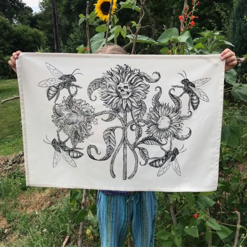 All new ceramics tea towels / wall hangings live in the store...