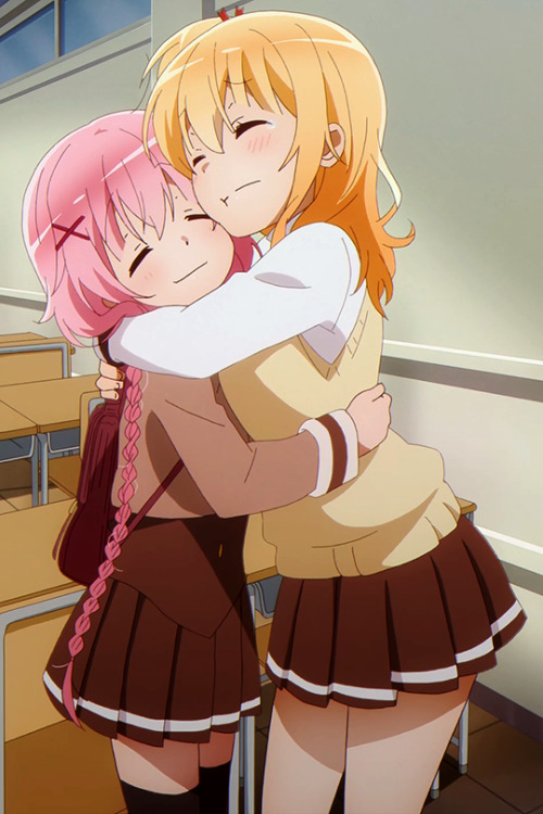 Two anime girls in love