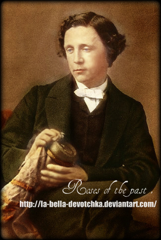 Colourized painting of Charles Dodgson (Lewis Carroll) by La-Bella-Devotchka