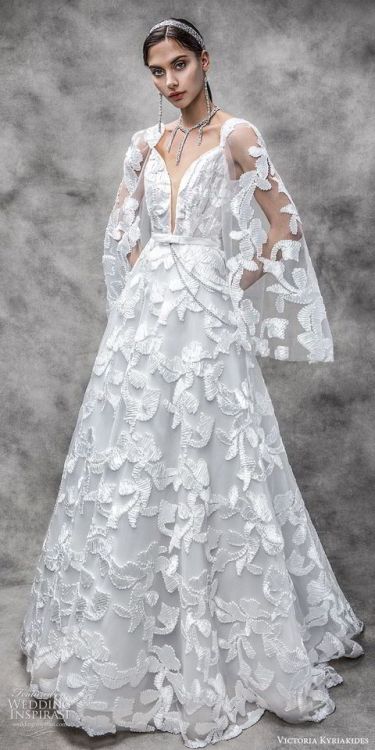 (via Victoria Kyriakides Spring 2020 Wedding Dresses —...