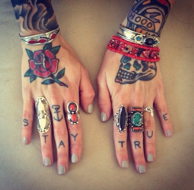 knuckle tattoos tumblr
