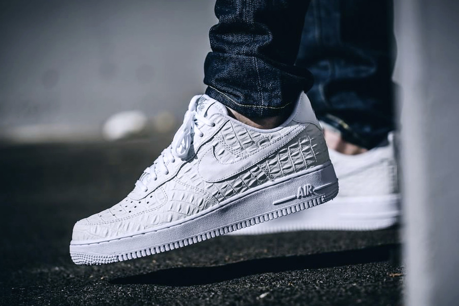 air force 1 croc white