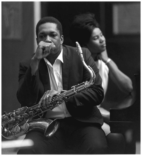 nobrashfestivity:Chuck Stewart, John and Alice Coltrane and...