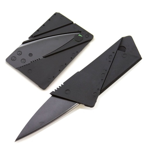 check out this cool credit card knife http://amzn.to/2n6baEE...