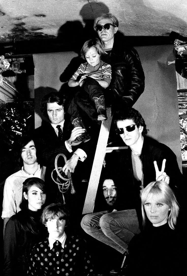 Andy Warhol, Nico’s son Ari, Lou Reed, Nico, John... - Durham WASP