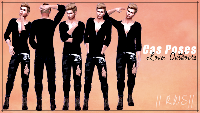 Rosewho Sims Male Cas Poses 2 Cas Trait Love 4 Cc Finds