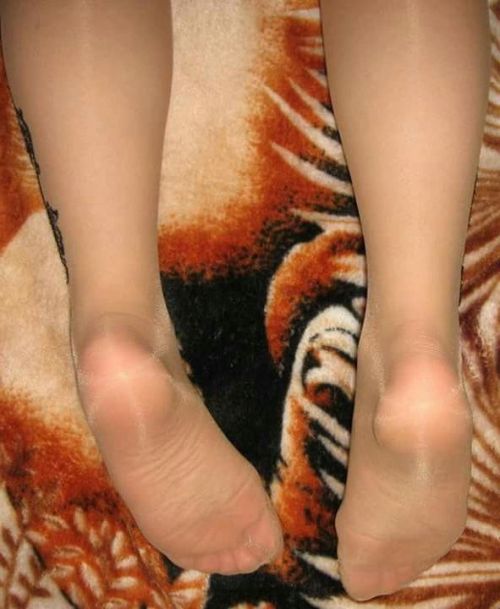 Bare Stocking Feet