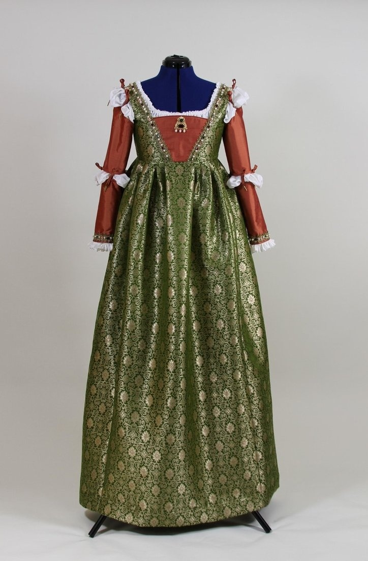 Madame De Pompadour (reconstruction Of A 1490s Italian Dress.inspired)